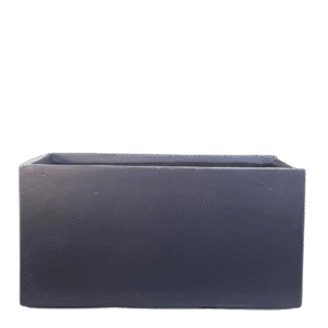 rectangular black pot